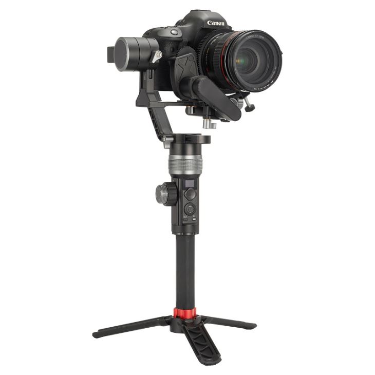 AFI D3（2018 New）DSLRカメラのための焦点3軸ハンドヘルドジンバルスタビライザーに従う1.1Lbから7.04LbまでのOLEDディスプレイ12時間ランタイム